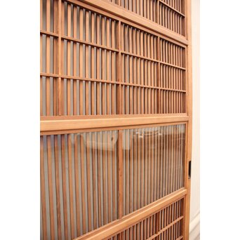 障子枠付 格子戸 4枚1組　L806Y 