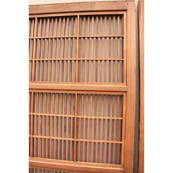 障子枠付 格子戸 4枚1組　L806Y 