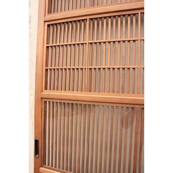 障子枠付 格子戸 4枚1組　L806Y 