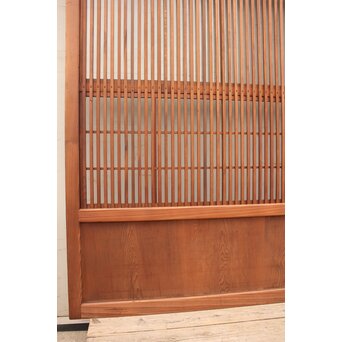 障子枠付 格子戸 4枚1組　L806Y 