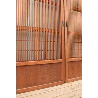 障子枠付 格子戸 4枚1組　L806Y 