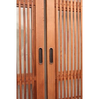 障子枠付 格子戸 4枚1組　L806Y 