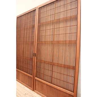 障子枠付 格子戸 4枚1組　L806Y 