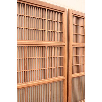 障子枠付 格子戸 4枚1組　L806Y 