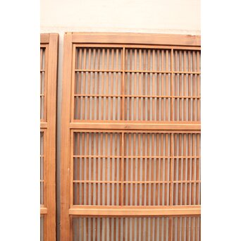 障子枠付 格子戸 4枚1組　L806Y 