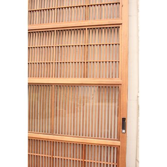 障子枠付 格子戸 4枚1組　L806Y 