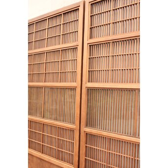 障子枠付 格子戸 4枚1組　L806Y 