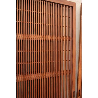 障子枠付 格子戸 4枚1組　L806Y 