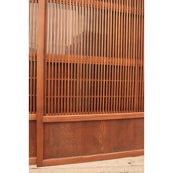 障子枠付 格子戸 4枚1組　L806Y 