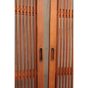 障子枠付 格子戸 4枚1組　L806Y 