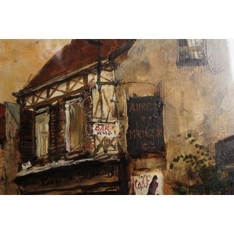 児玉幸雄「パリ郊外」 油彩6号　S2769 