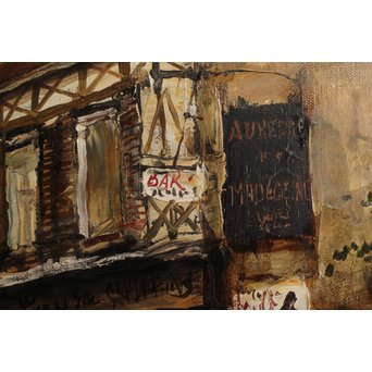 児玉幸雄「パリ郊外」 油彩6号　S2769 