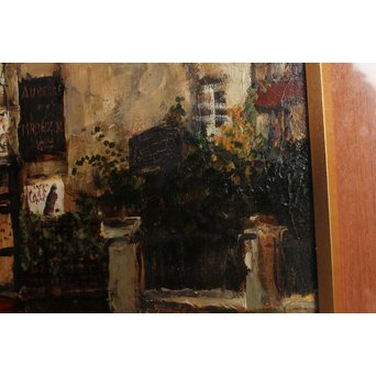 児玉幸雄「パリ郊外」 油彩6号　S2769 