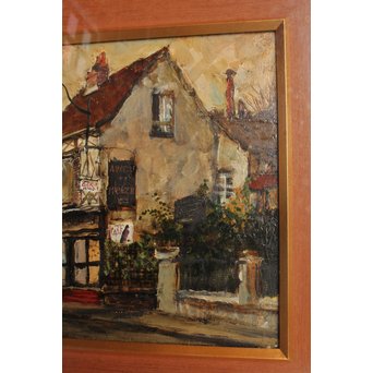 児玉幸雄「パリ郊外」 油彩6号　S2769 