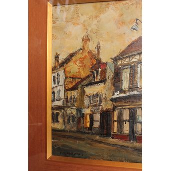 児玉幸雄「パリ郊外」 油彩6号　S2769 