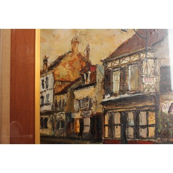 児玉幸雄「パリ郊外」 油彩6号　S2769 