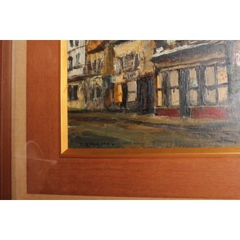 児玉幸雄「パリ郊外」 油彩6号　S2769 