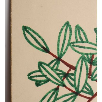 山下清「蜂」 色紙サインペン　S2770 