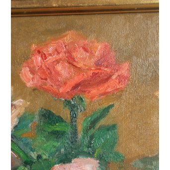 鱸利彦「薔薇」 油彩6号　S2771 