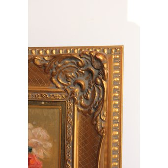 鱸利彦「薔薇」 油彩6号　S2771 