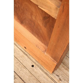 総欅一枚板の格子蔵戸　W483 