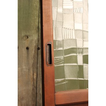 プレス緑色ガラスの建具　GD949 