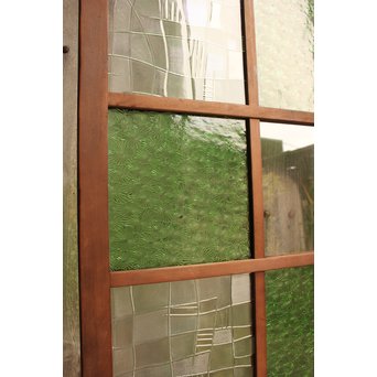 プレス緑色ガラスの建具　GD949 