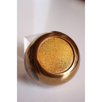 表千家14代而妙斎花押　一后一兆　沃懸地六瓢蒔絵平棗　K318 