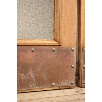 観音開ハイサイズナチュラルガラス戸　2枚1組　GD954 