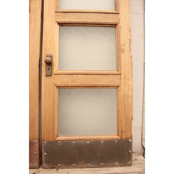 観音開ハイサイズナチュラルガラス戸　2枚1組　GD954 