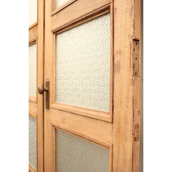 観音開ハイサイズナチュラルガラス戸　2枚1組　GD954 