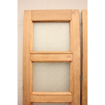 観音開ハイサイズナチュラルガラス戸　2枚1組　GD954 