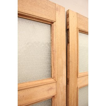 観音開ハイサイズナチュラルガラス戸　2枚1組　GD954 