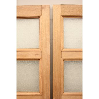 観音開ハイサイズナチュラルガラス戸　2枚1組　GD954 