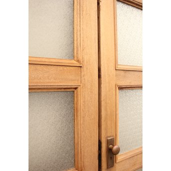 観音開ハイサイズナチュラルガラス戸　2枚1組　GD954 