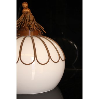 異形大型宣徳色菊金具の電笠/照明　A1610 