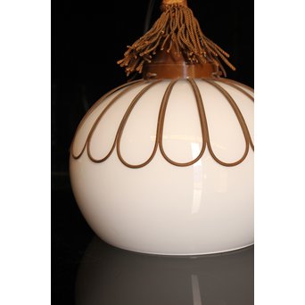 異形大型宣徳色菊金具の電笠/照明　A1610 