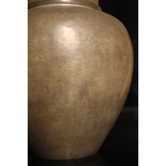 京錫屋造　古錫大茶壷　K324 
