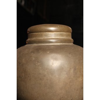 京錫屋造　古錫大茶壷　K324 