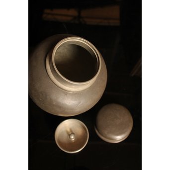 京錫屋造　古錫大茶壷　K324 