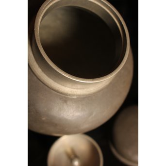 京錫屋造　古錫大茶壷　K324 