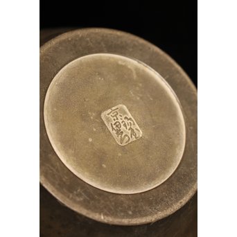 京錫屋造　古錫大茶壷　K324 