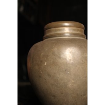 京錫屋造　古錫大茶壷　K324 