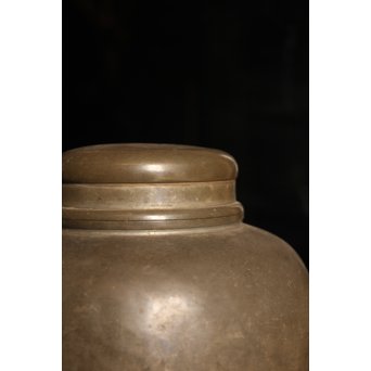 京錫屋造　古錫大茶壷　K324 