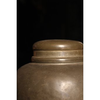 京錫屋造　古錫大茶壷　K324 