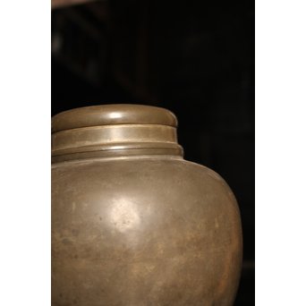 京錫屋造　古錫大茶壷　K324 