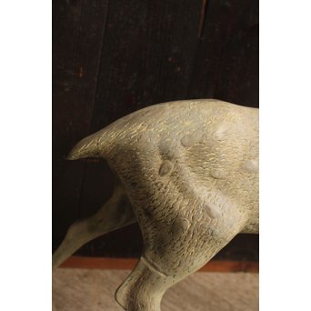 古銅鹿の置物　雄雌つがい　S2780 