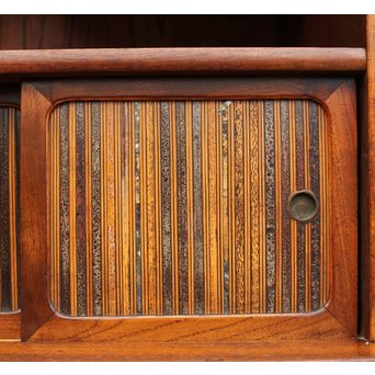 意匠桑の細工茶箪笥　I378 