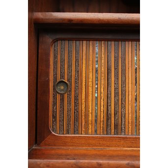 意匠桑の細工茶箪笥　I378 