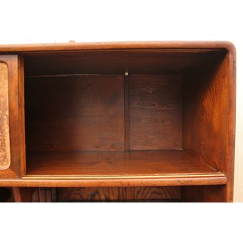 意匠桑の細工茶箪笥　I378 